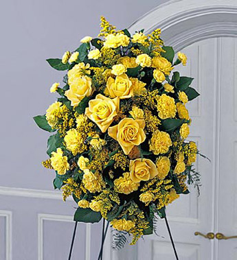 The FTD Glowing Tribute Standing Spray