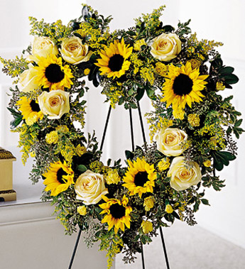 The FTD Forever Heart Wreath